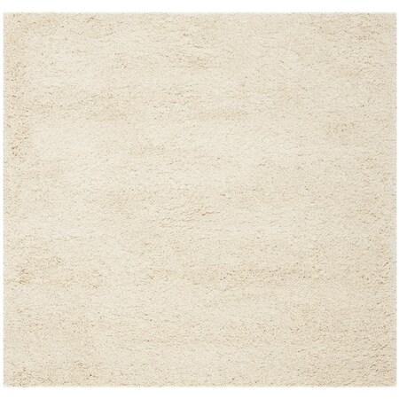 Safavieh 11 x 11 ft. California Shag Power Loomed Square Area Rug, Ivory SG151-1212-11SQ